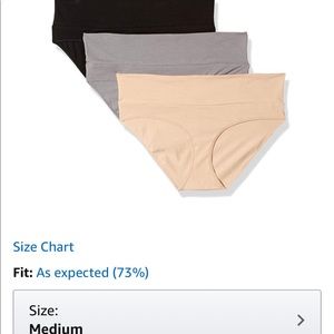 2 pair Motherhood Maternity underwear size medium